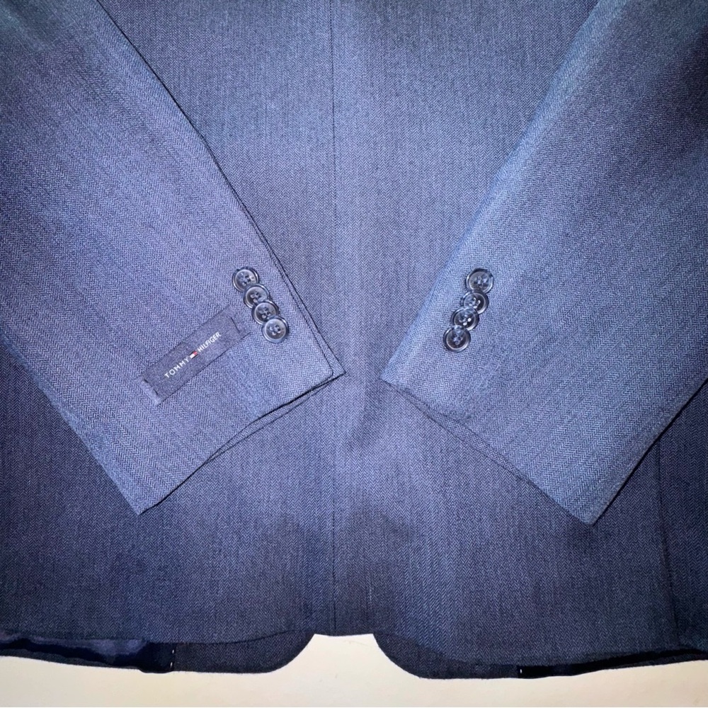 NWT TOMMY HILFIGER Blue Gibbs Blazer Jacket (S38) - Picture 15 of 17